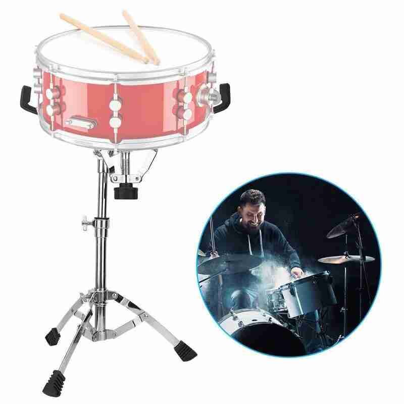High Full Metal Adjustment Foldable Floor Drum Stand Holder for 10 12 16 Inch Jazz Snare Dumb Drum