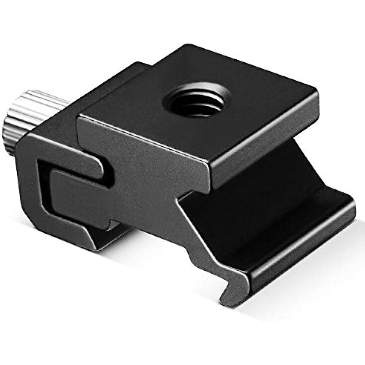 Adaptateur de support de Flash de chaussure froide d'appareil photo en métal avec filetage de vis de trépied 1/4 "-20 pour appareil photo reflex Nikon Canon flash speedlite: Gris clair