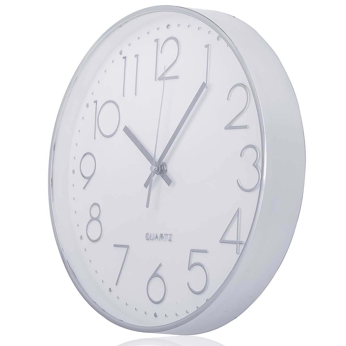 12 Inch Rose Gold Black Silent Wall Clocks For Bedroom Living Room Simple Quartz Wall Hanging Clock Home Decor no Battery