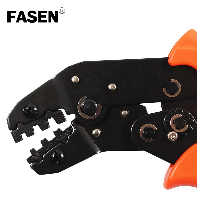 Trådklämmor krymptång verktyg awg 26-16 270 st 2.8mm 4.8mm 6.3mm hane/hona tråd spade kontakter terminaler crimper kit