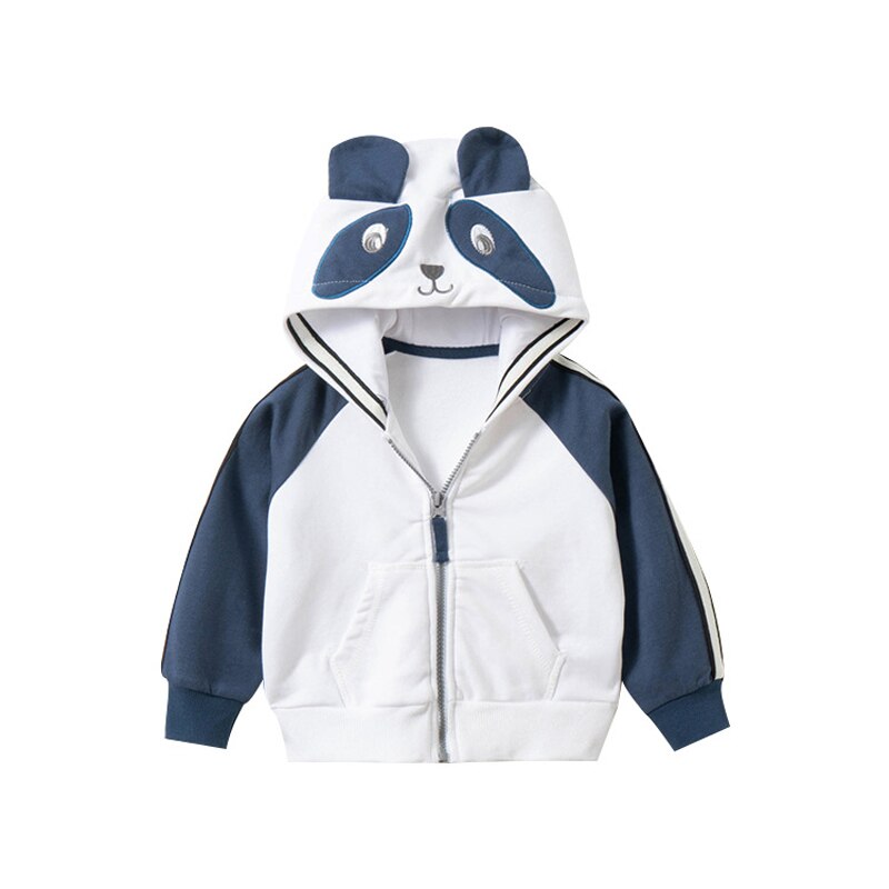Little Maven Kinderen Jassen Dier Panda Jongens Rits Jas Met Capuchon Kleding Fall Baby Jongens Bovenkleding Kleding: 24M