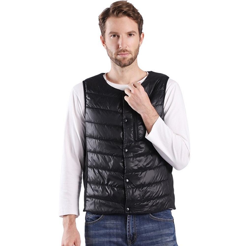 Usb Koorts Vest App Temperatuurregeling Vest Outdoor Sport Elektrische Verwarming Kleding Mannen En Vrouwen Verwarming Vest: men 4xl