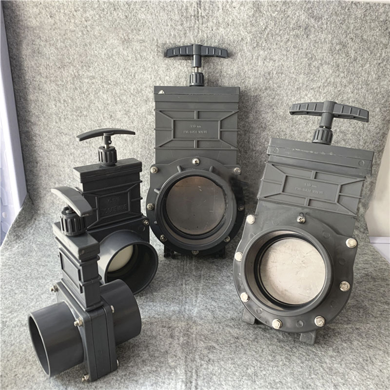 plastic gate valve for RV drainage pvc gate valve plastic push pull valves sewage gate valve