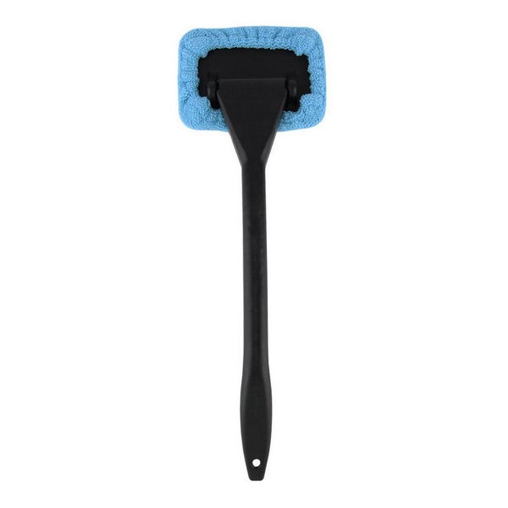 Microfiber Auto Window Cleaner Lange Handvat Wasstraat Borstel Window Ruitenwisser Cleaner Car Cleaning Tool AD013