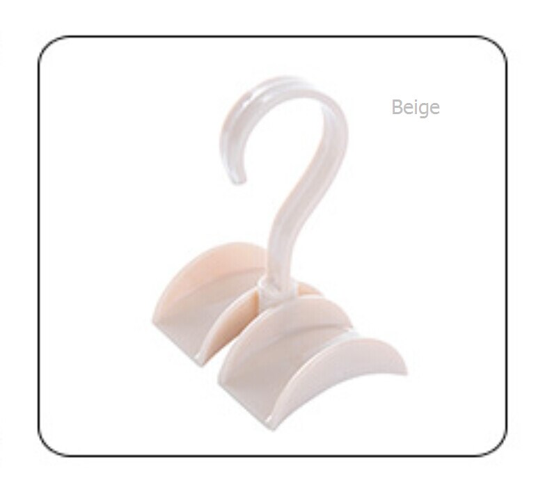 Mode Closet Organizer Staaf Hanger Handtas Opslag Purse Opknoping Rack Houder Haak Tas s: Beige