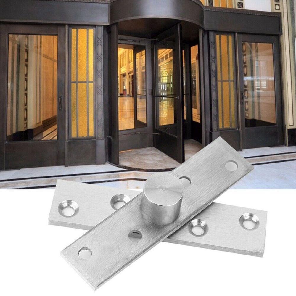 Bisagra de puerta pivotante de acero inoxidable, tres tipos, bisagra pesada de 360 grados, puertas pivotantes de trabajo para eje de acero de madera, inoxidable Pi K5Z9