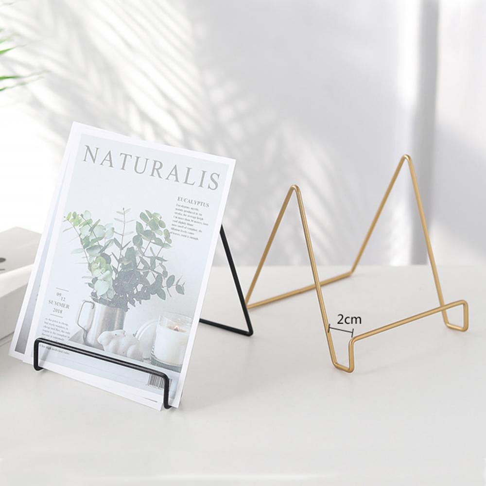Zware Ijzeren Display Schildersezel Holder Draad Display Stand Kom Plaat Fotolijst Boek Kunstwerk Beugel Metalen Display Rack
