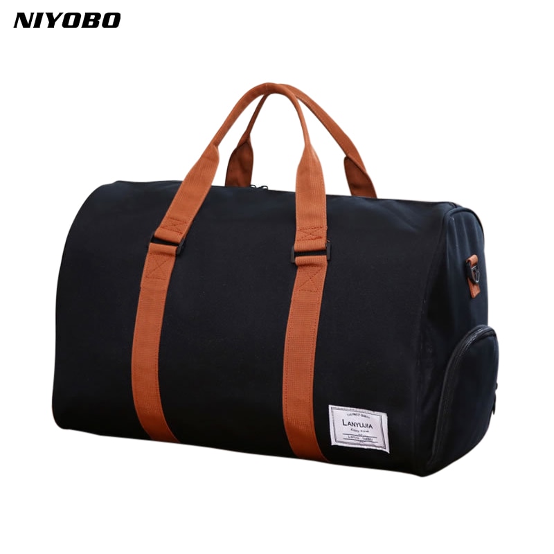 Stor kapacitet kvinder bagage rejse duffle bag 35l/25l weekend taske multifunktionel herre & #39 ;s rejse skuldertaske