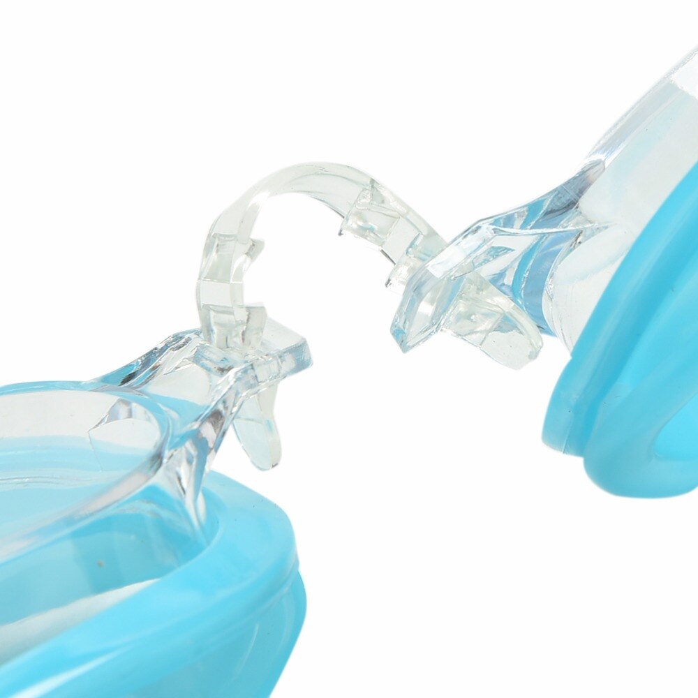 1 Set Adult Swimming Glasses with Earplugs Nose Clip Summer Diving Swimming Glasses Plastic Rubber Goggle Set 6 Colors