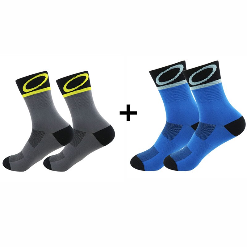Women Men Sport Cycling Socks Outdoor Camping Hiking Climbing Running Socks: i
