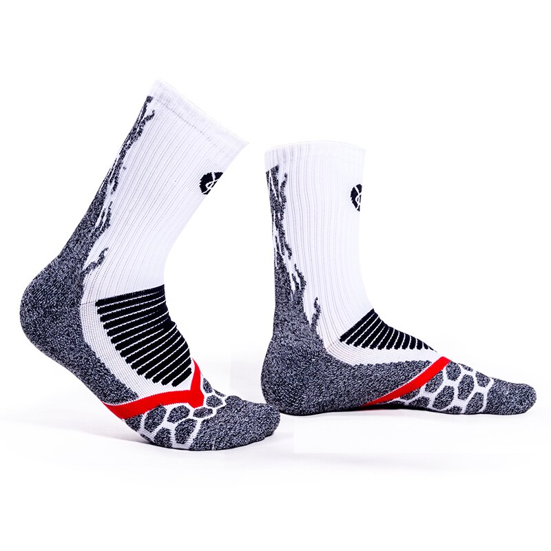 Kuangmi 1 para Sport Socken Professionelle Basketball Kompression Socken Schützen Füße Atmungs Wicking Socken Radfahren Fahrrad Socken