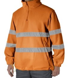 Forro polar naranja de alta VISIBILITA