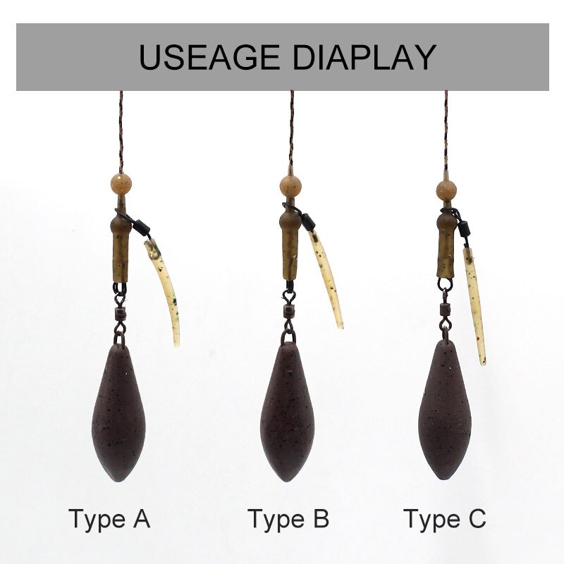 20PCS Helicopter Rig Components Kits Chod beads Swivels Sleeves Zig Rig Ronnie Hair Rig Carp Feeder Tackle Accessories