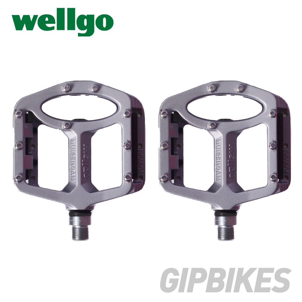 Wellgo MG-1 Super Light agnesium Bicycle Pedal Anti-Slip Bicycle Parts: Gray