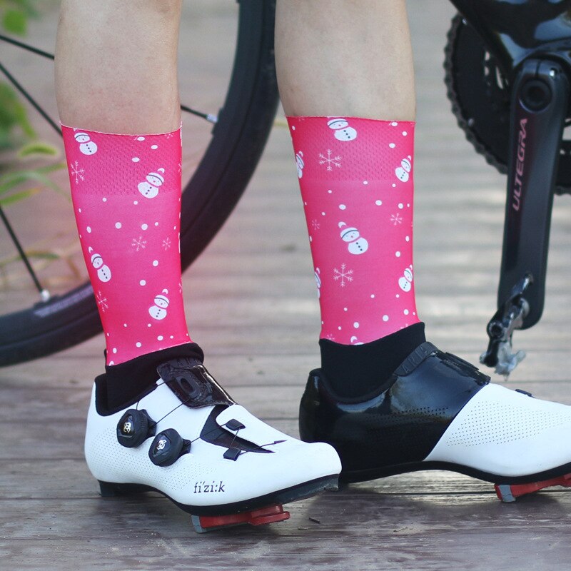 Professionelle Sport Pro Radfahren Socken Bequeme Straße Fahrrad Socken Männer Frauen Lustige Persönlichkeit Anti Slip Sport Socken