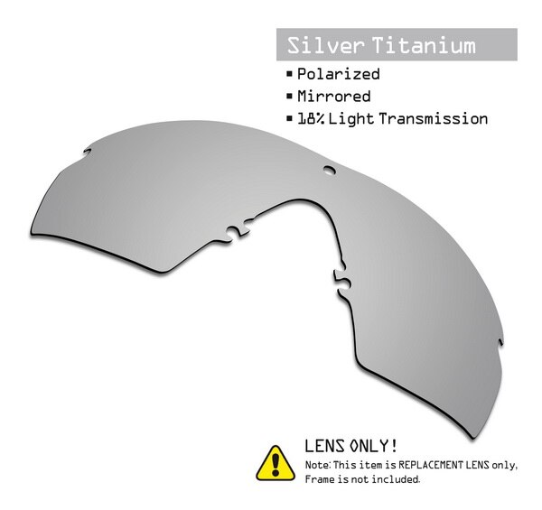 Smartvlt Gepolariseerde Vervanging Lenzen Voor Oakley Si M Frame 2.0 Zonnebril-Meerdere Opties: Titanium-ShieldCoat