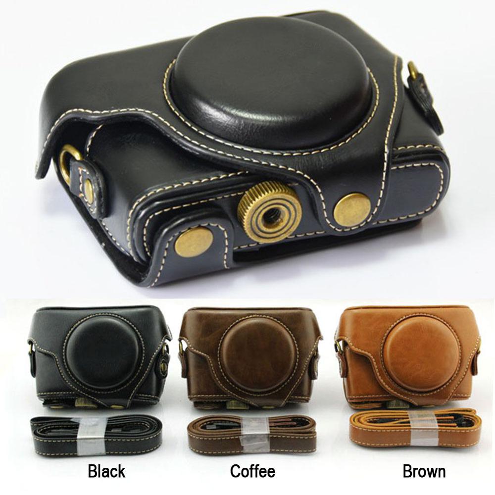 Lederen Camera Case Bag Grip Strap Voor Sony – LovingPrices