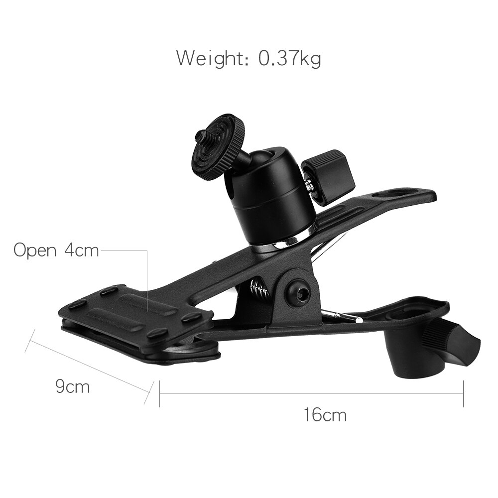 Accessoires d'appareil photo photographique en métal avec tête sphérique pince vigoureusement Super Clip multifonctionnel