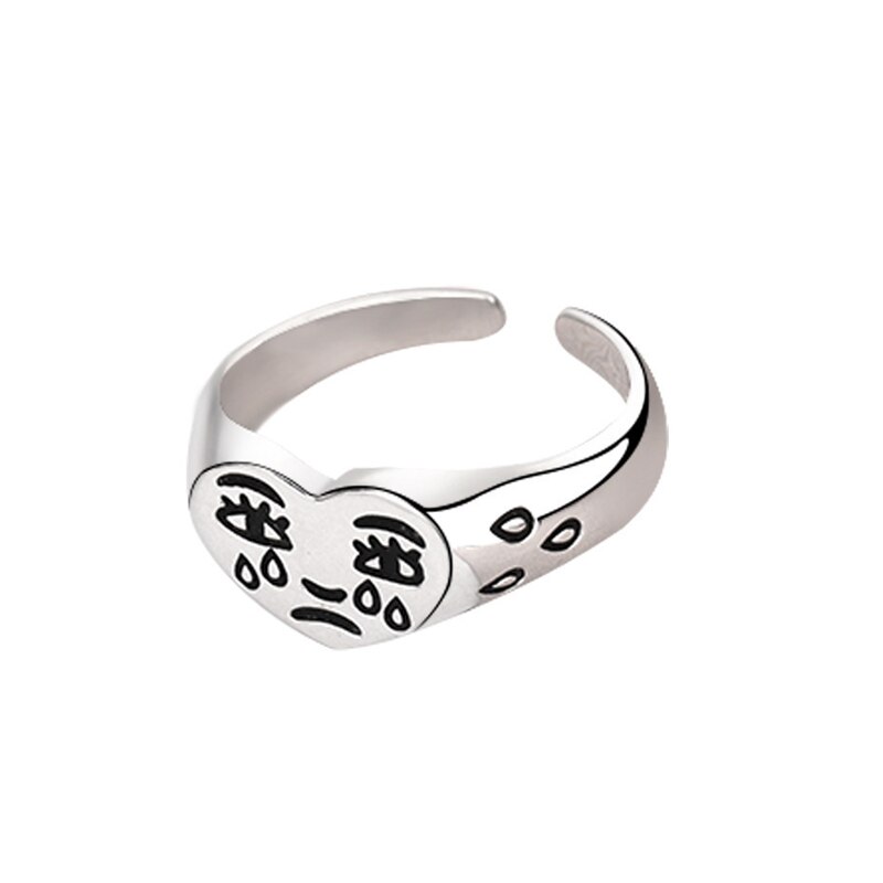 retro Pfau Frosch Ring Männer Frauen Legierung Ringe Ebene FlüGel Hüfte hüpfen Felsen Schmuck Resizable