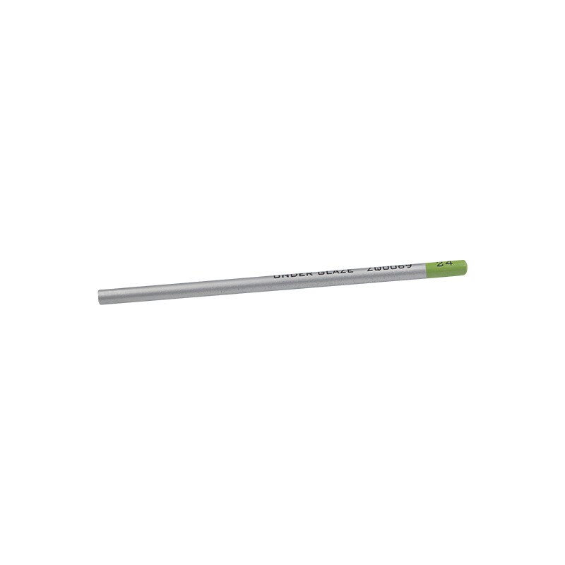 Lápiz de cerámica de colores para pintar a mano, pluma de dibujo de línea, lisa, en blanco, herramientas de cerámica: green