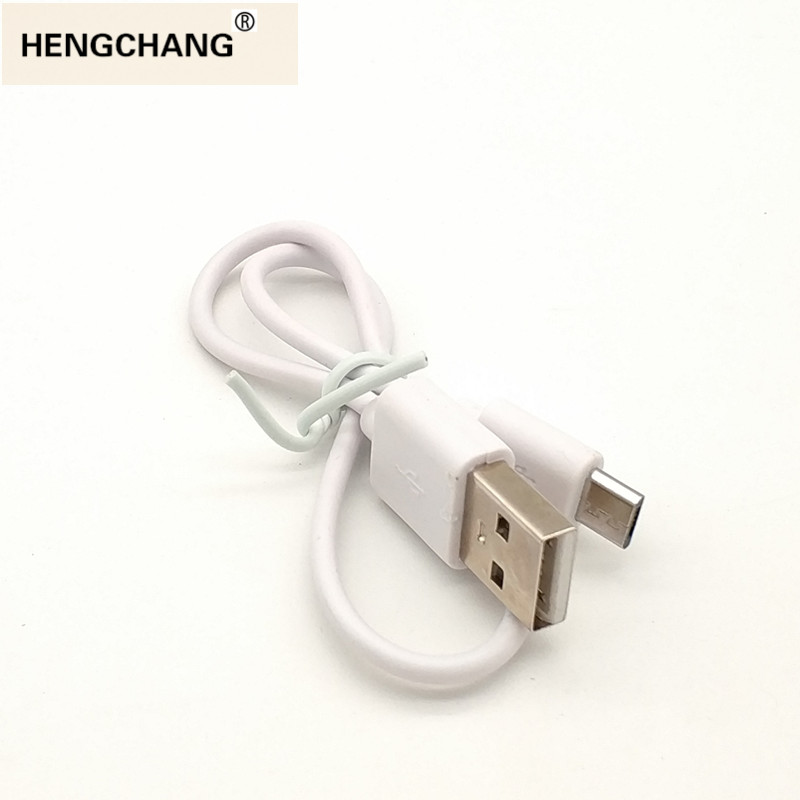 Cable micro usb de 30 cm, cable corto de línea de carga 1A para banco de energía, humidificador, calentador, dispositivo usb 2 uds