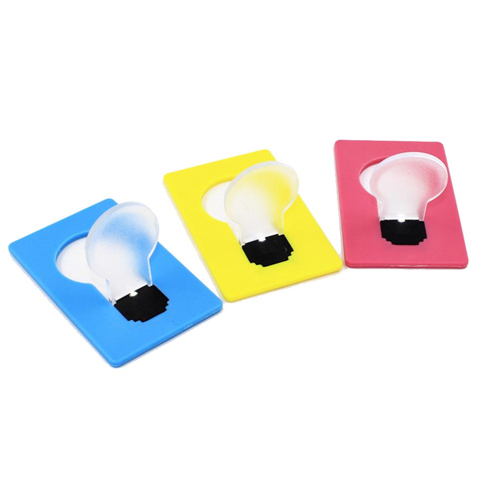 Mini Portable Night Light Pocket Wallet Purse Foldable LED Card Light Motion Sensor Motion Detection Lamp Bulb Night Lamp