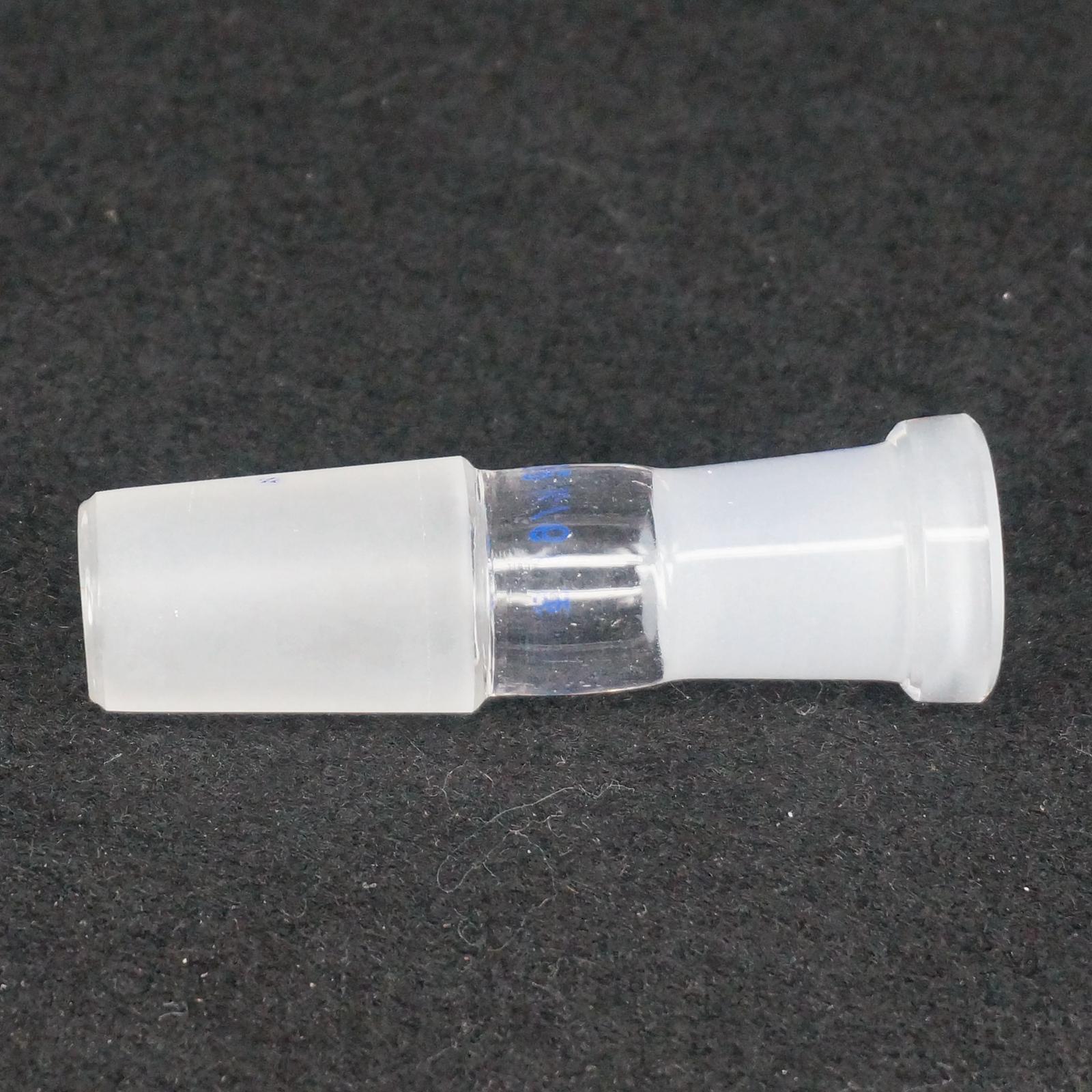 Adaptador de transferencia de vidrio para laboratorio, accesorio femenino de 14/23 a 19/26 juntas masculinas, con reducción