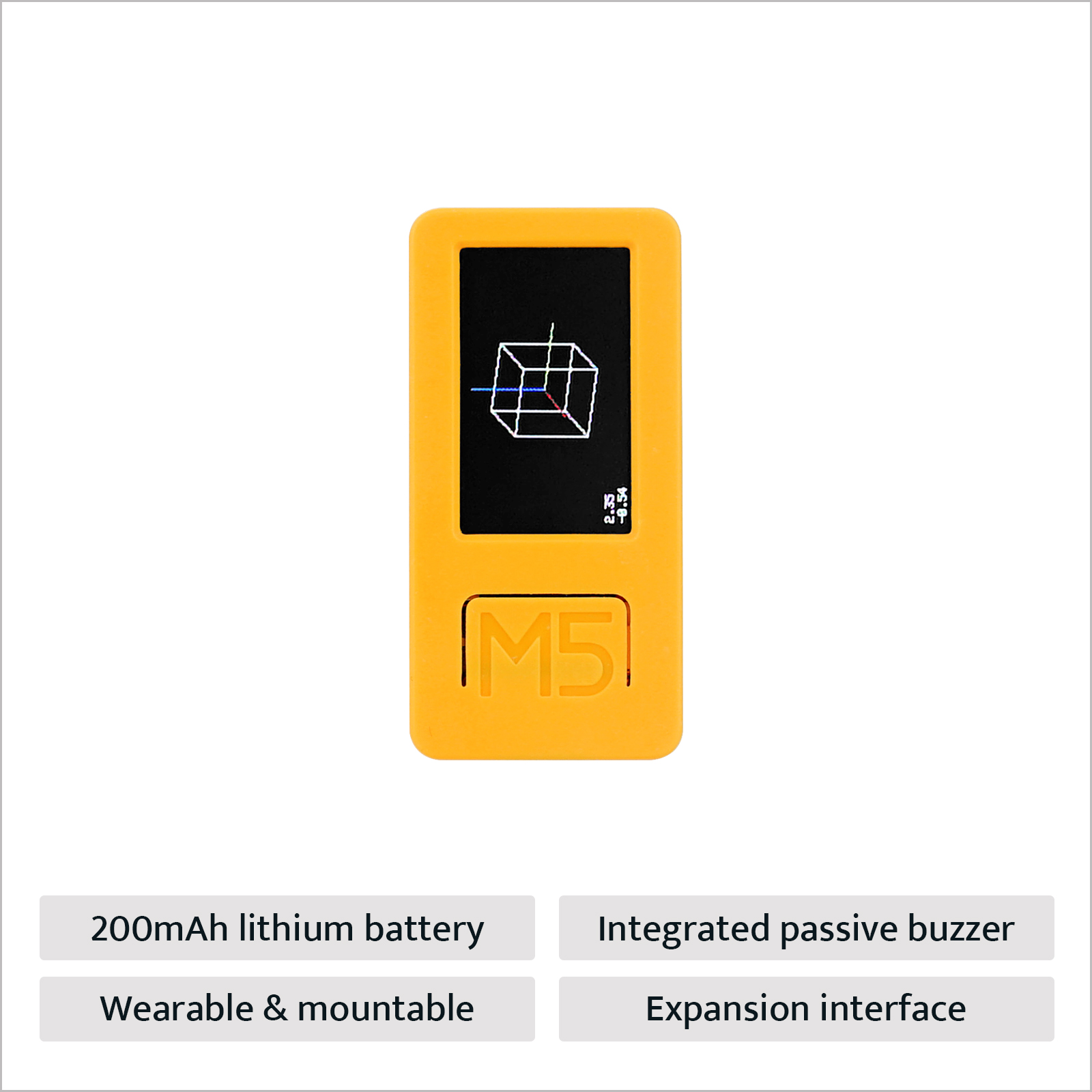 M5Stack officiel M5StickC PLUS2 ESP32-PICO Mini Kit de développement IoT IR et WiFi contrôleur IoT à écran TFTScreen 1.14 pouces