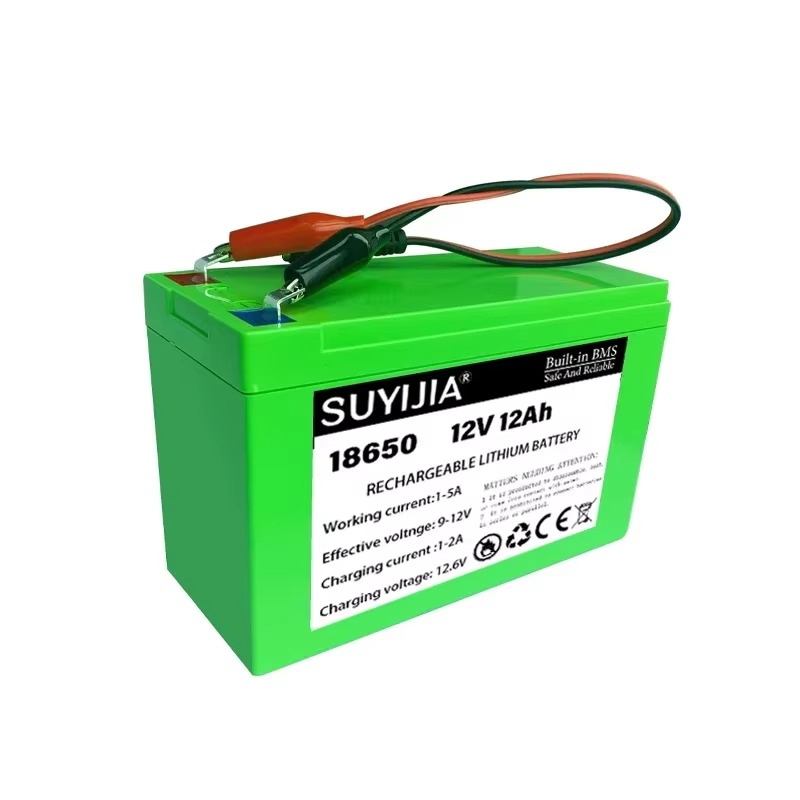 Genopladeligt Lithium Batteri 12V 20Ah 18650 3S7P - 12.6V 3A Oplader
