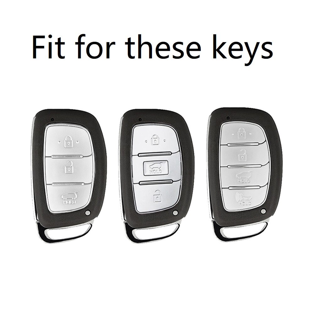 Zinc Alloy Car Remote Key Case Key cover For Hyundai i10 i20 i30 HB20 IX25 IX35 IX45 TUCSON Car Accessories