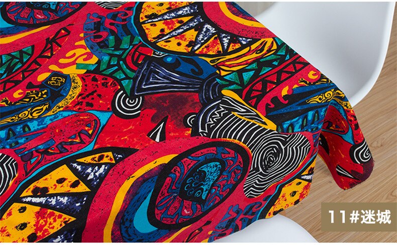 Boheme stof trykt bomuld linned tøj stof afrikansk stof sydøst asiatisk retro håndlavet diy dug patchwork: 11