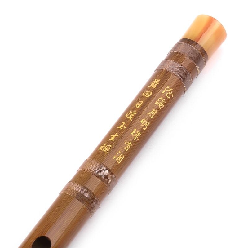 Bambusfløjte kinesisk træblæser cdefg nøgle tværgående fløjte dizi  w91c