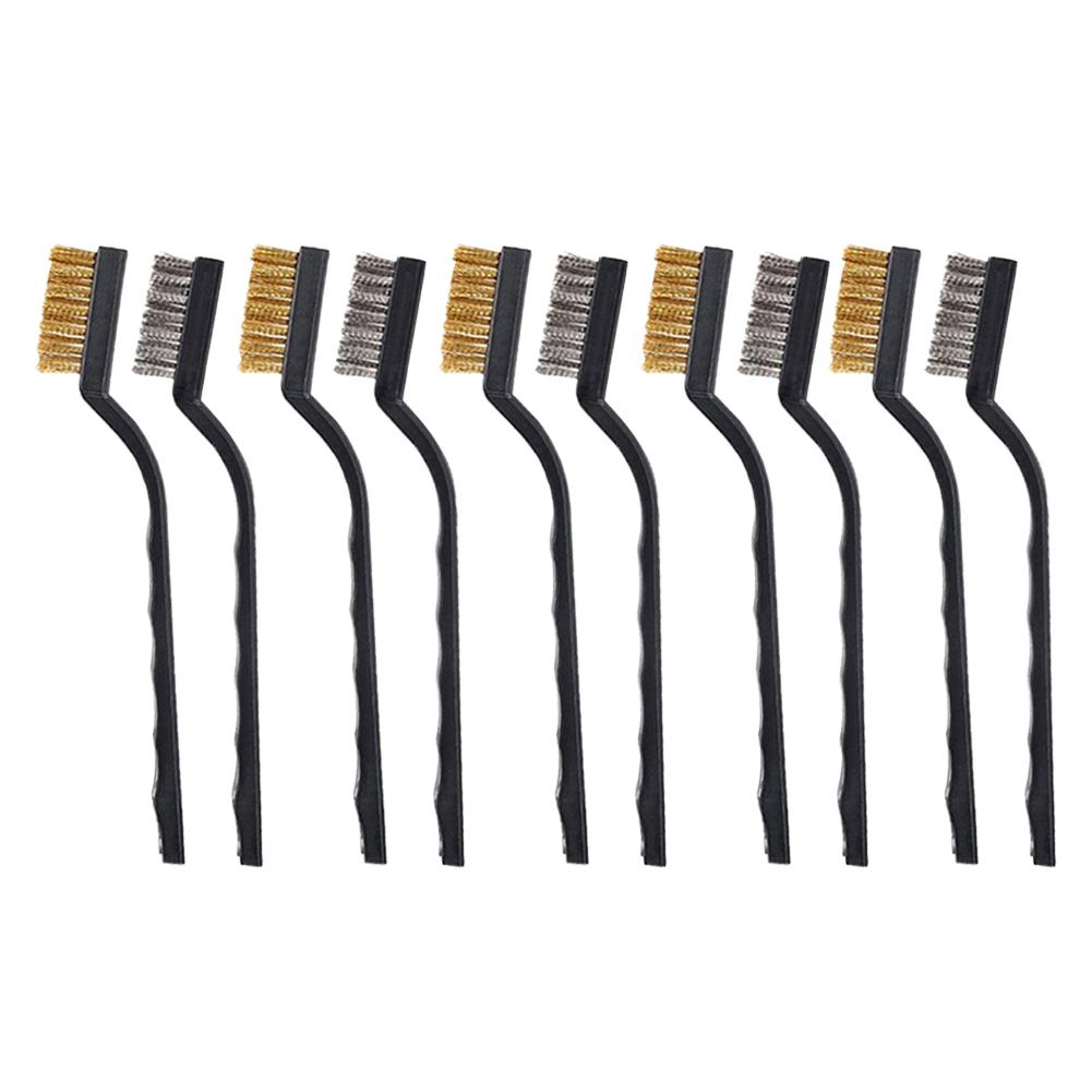3/6/10 stuks roestvrijstalen draadborstels, borstels voor polijsten, reinigingsborstels, slijpmachines, roterende multifunctionele handgereedschappen: 10 stuks