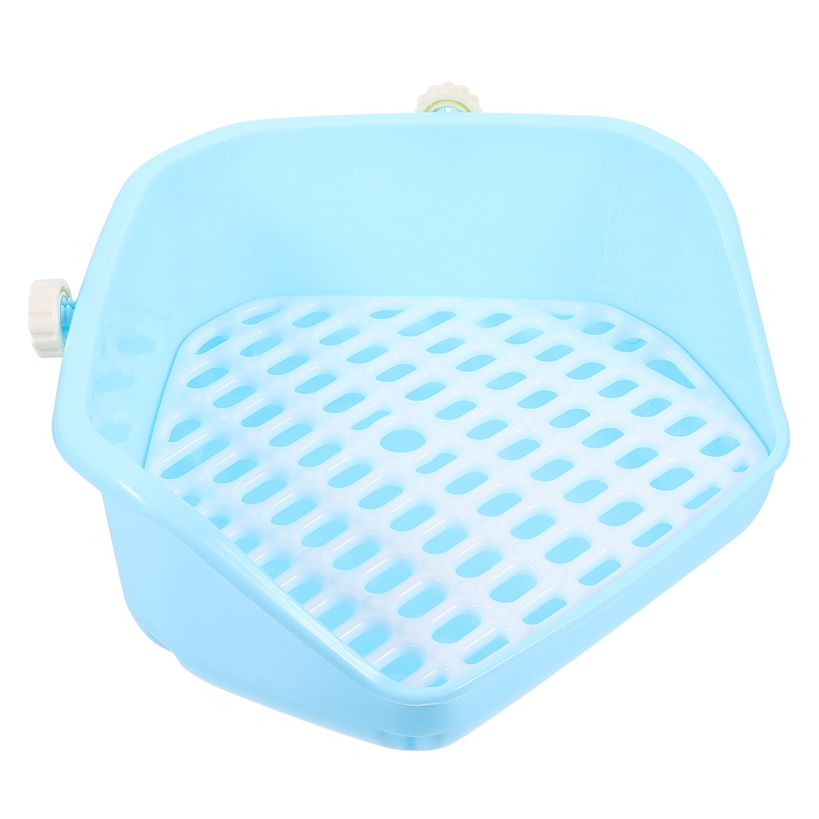 Rabbit Trainer Potty Corner Pet Chinchilla Hedgehog Litter Box Toilet Pan Tray