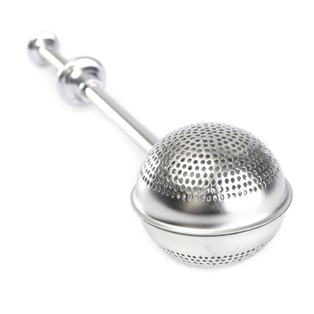 304 stainless steel tea filter retractable seasoning ball bag soup soup ball tea bag tea leakage tea filter bubble tea set