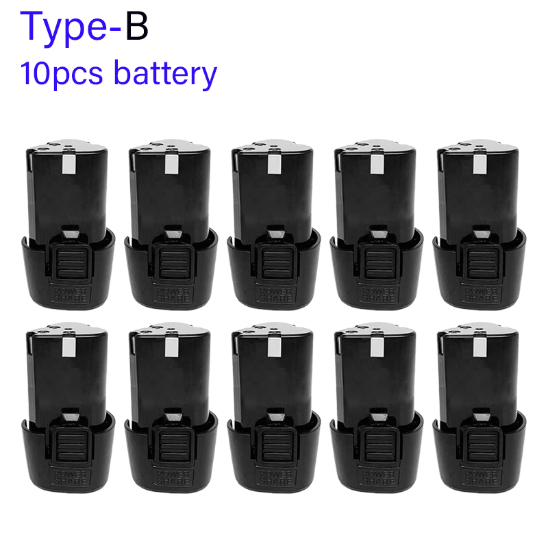 100% 12V 9800mAh Universele Oplaadbare Batterij voor Power Tools Elektrische Schroevendraaier Elektrische Boor Li-Ion Batterij: Roze