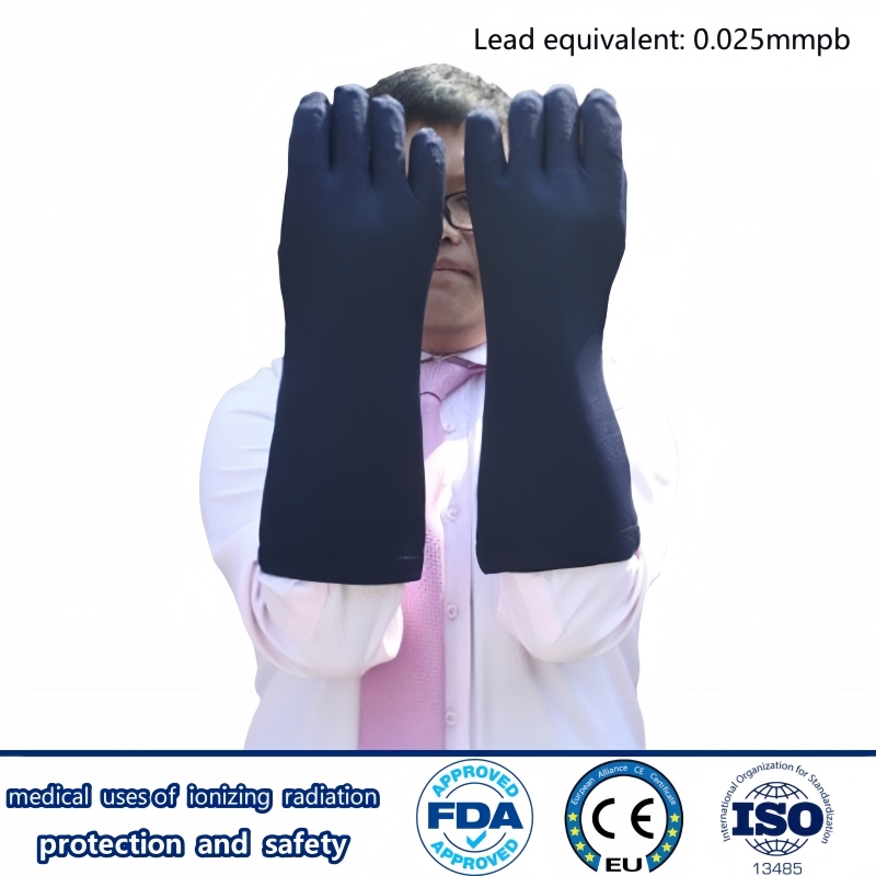 Guantes de plomo de protección contra rayos x, mmpb 0,25, talleres radiactivos, protección radiológica