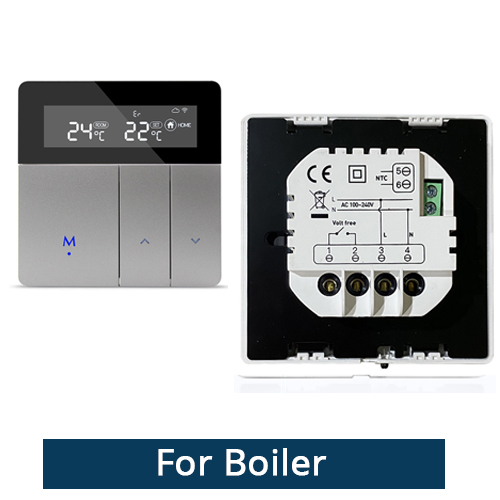 Zemismart Tuya wifi Thermostat for Electric Heater Water Radiant Floor Heating Alexa Google Home Enable Temperature Controlled: for Boiler