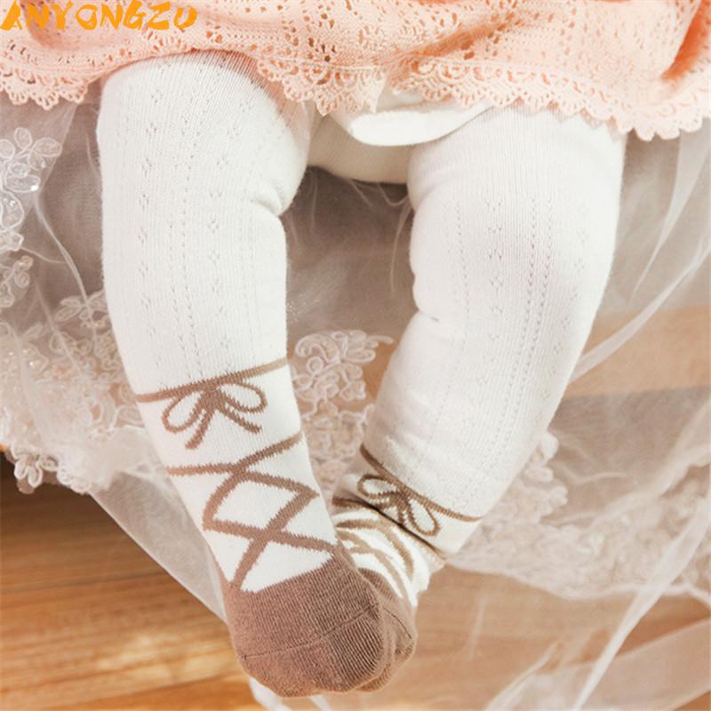 2pcs Combed Cotton Small Fresh High Elastic Vertical Stripes Baby Girls Tights Children Pure Color Pantyhose 0-6m