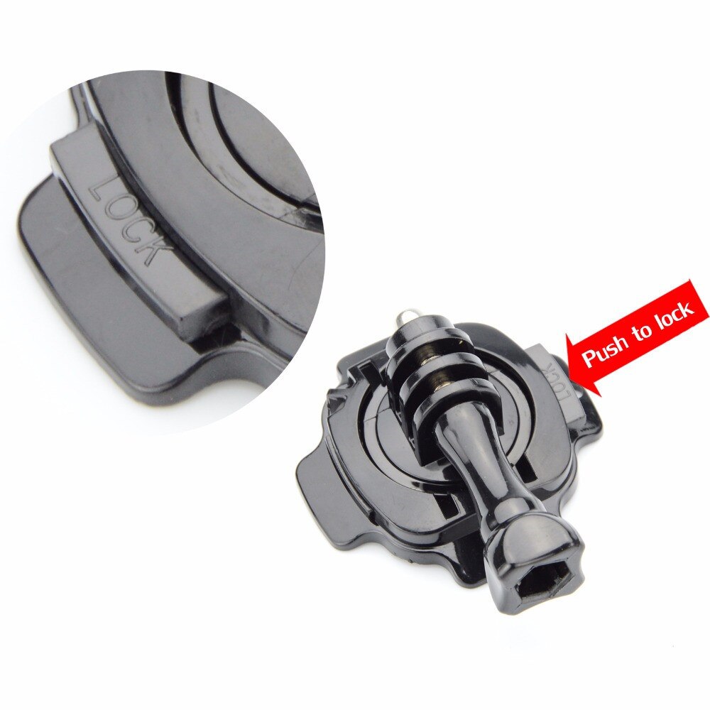 Camera Accessories Kit 360 Degree Rotating Helmet Mount 3M Adhesive Sticker for Gopro Hero 7/6/5 XIaomi Yi SJCAM SJ4000 SJ5000