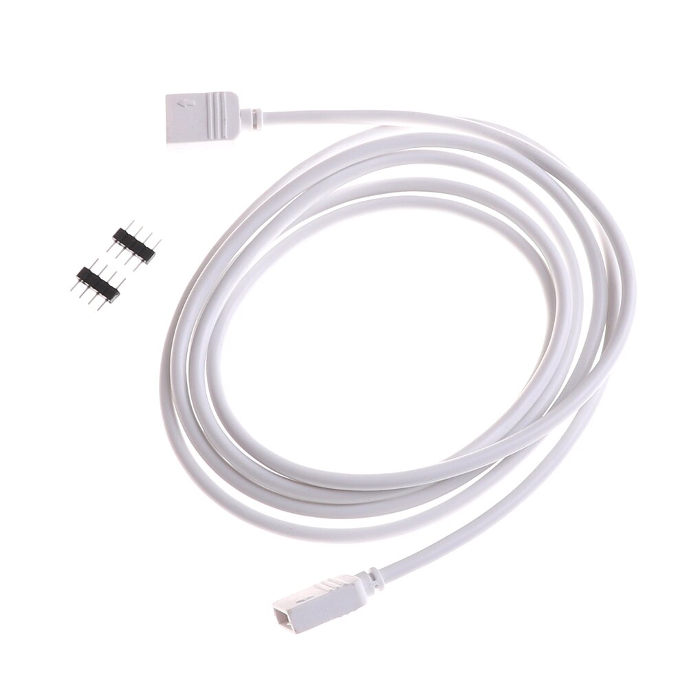 1PCS White 1.5M 4 PIN RGB Led Light Bar Extension Cable Lighting Strips Expansion Cables Wire