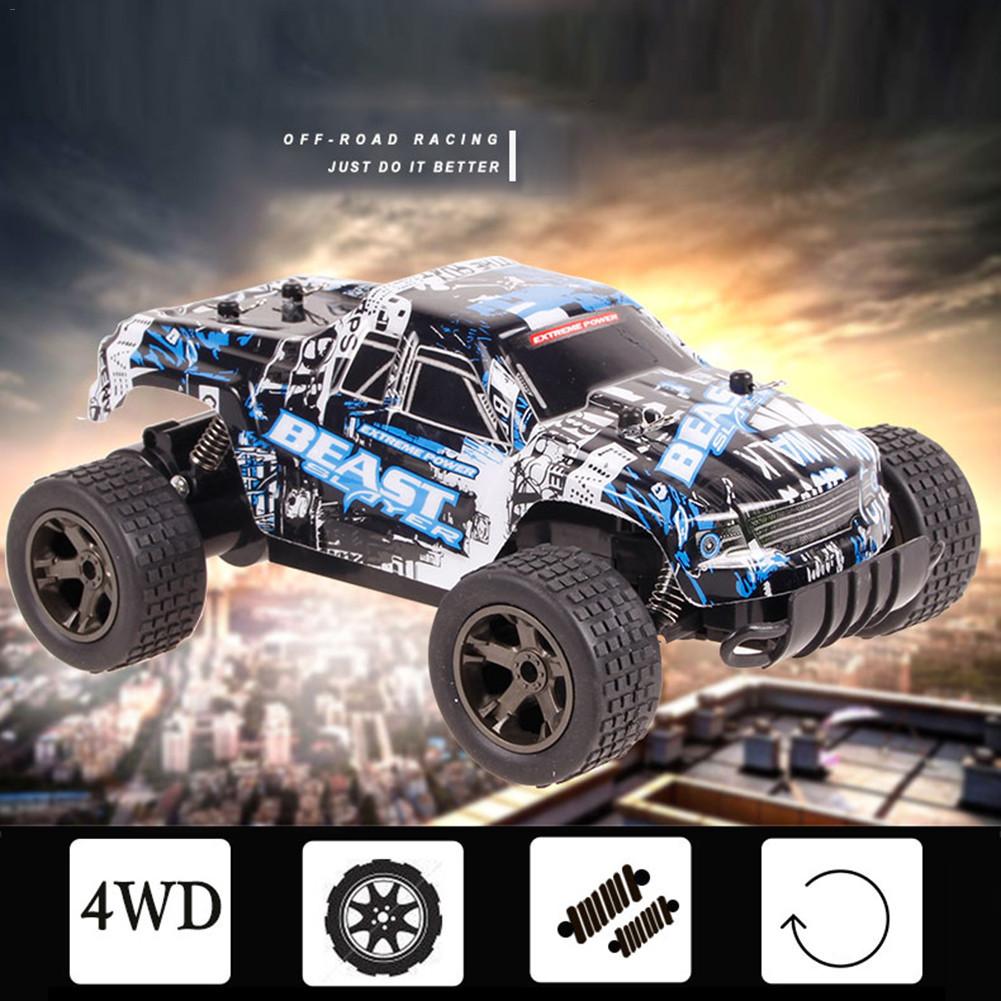 Originele 4WD High-speed Concurrerende Elektrische 2.4Ghz Afstandsbediening Auto Onbreekbaar Opladen Off-road Voertuig RC Racing auto