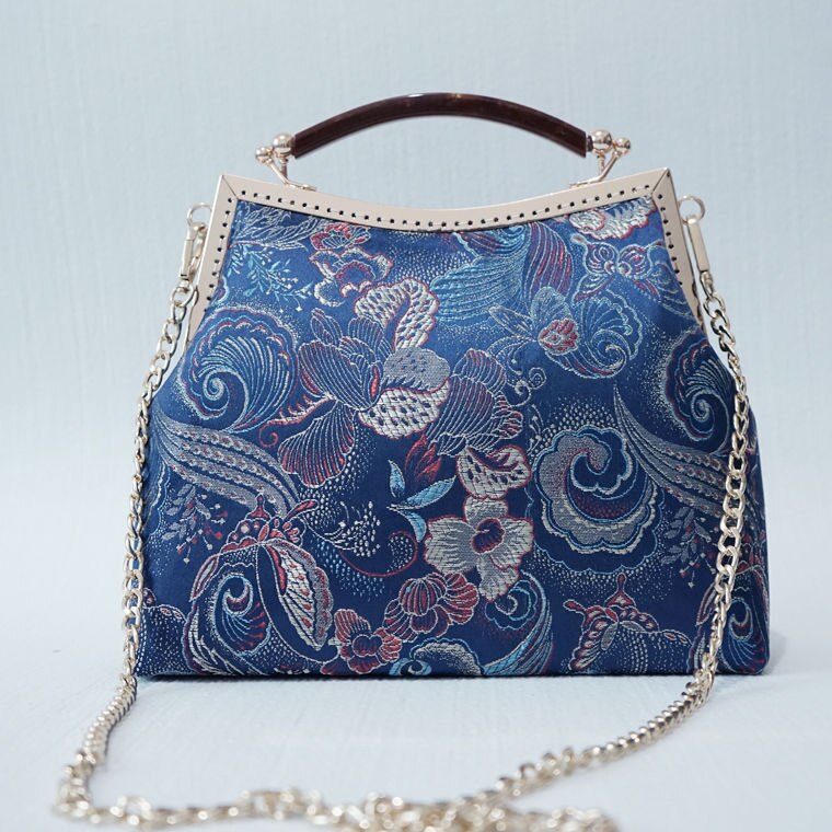 årgang skallvesker vesker kjede kvinner skulderveske vesker tote håndvesker til kvinner vesker: Damepose 2