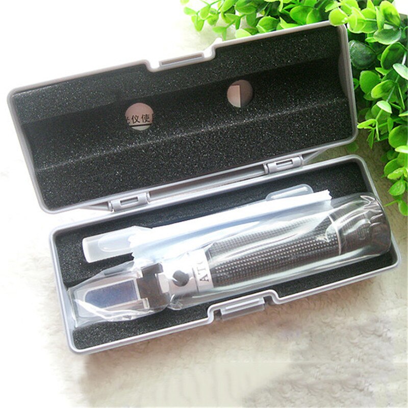 Optical Salometer Salinity Meter Refractometer Meter 0-10% 1.000-1.070SG for Marine Aquaculture Food Salt Tester with Retail Box