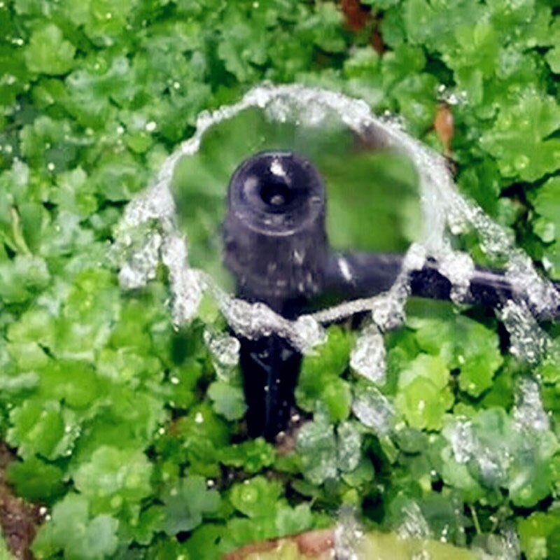 360 grad Einstellbar 8 See Versetzt Sprinkler Tropf bewässerung Tropf Garten Landwirtschaft Rasen Gewächshaus Bewässerung Düsen 10Stck