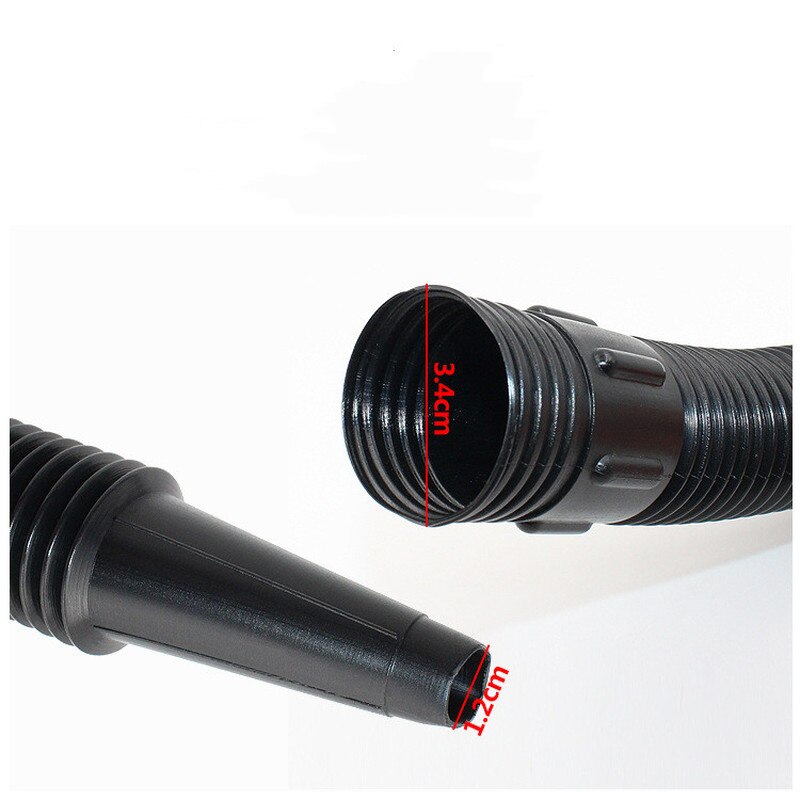 Bec verseur en plastique 2 en 1, pour huile, carburant, essence, Diesel, accessoires de voiture de , noir
