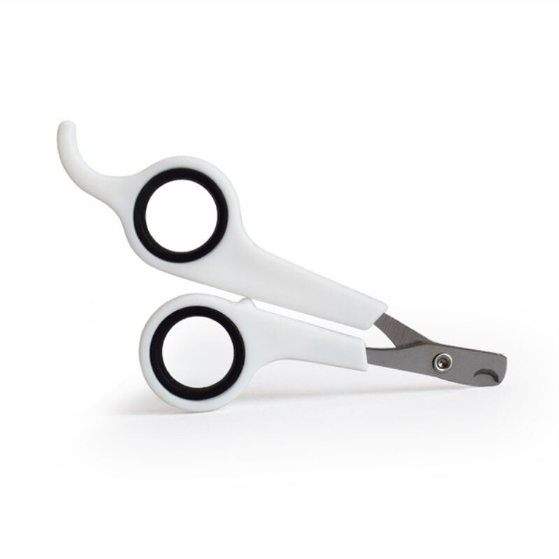 Coupe-ongles en acier inoxydable pour chien, outil de manucure pour orteils, griffes d&#39;animaux de compagnie, ciseaux de toilettage pour chiot, chat, lapin: White