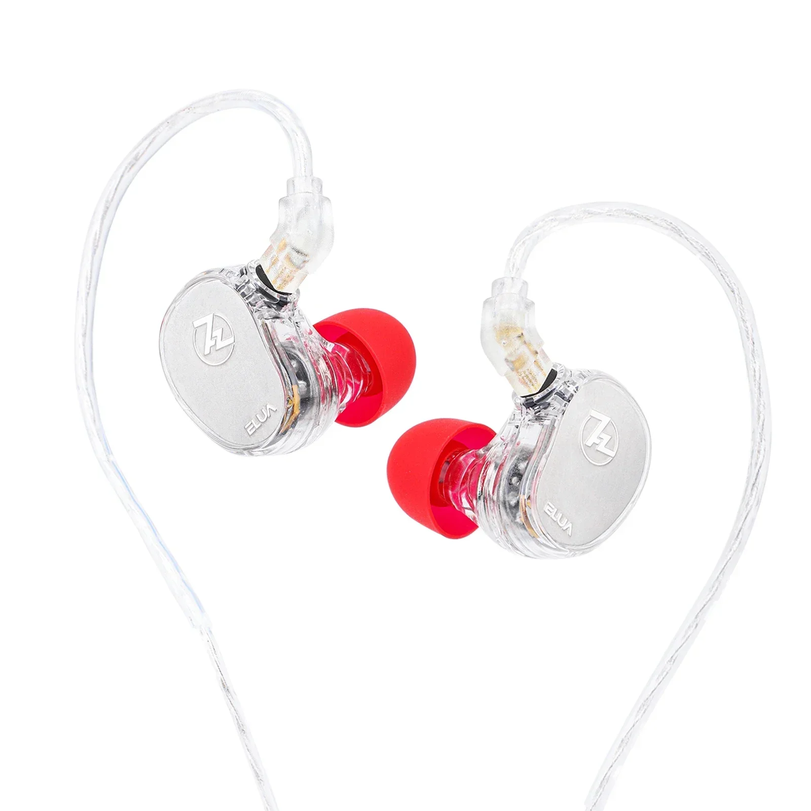7Hz x HBB Elua headset 10mm + 8mm Dual Dynamic Driver IEM Hifi Earphones with Detachable Cable and Balanced Sound