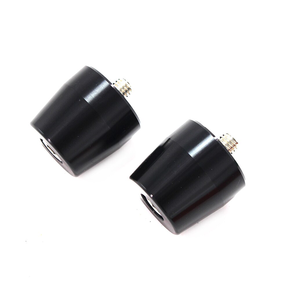 Empuñaduras de manillar para motocicleta KAWASAKI ER6N, ER6F, Z250, Z300, Z650, Z750, Z800, Z900, Z1000, extremos de barra, tapa deslizante, accesorios CNC: black