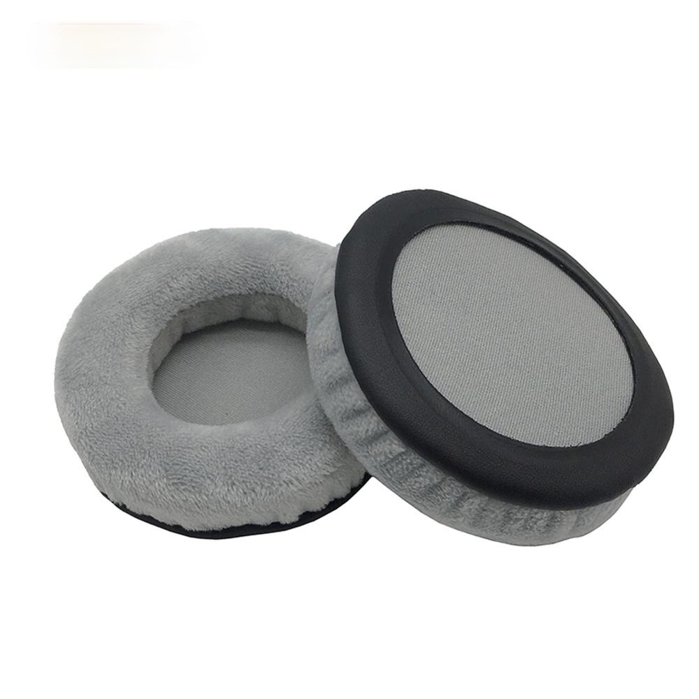 Soft Velvet Replacement Ear Pads Headband With Earmuffs for Superlux HD330 HD662 HD662B HD660 HD668B HD669 HD681 EVO HD681B: 1 Pair of Gray